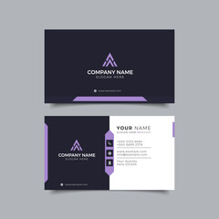 Modern professional business card Premium Vector