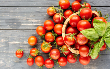 fresh tomatoes vegetables, red farm organic cherry tomato 