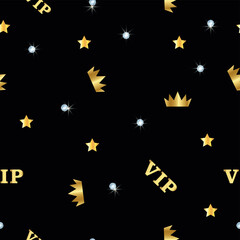 VIP seamless pattern