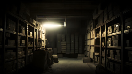 Dark Storage Room