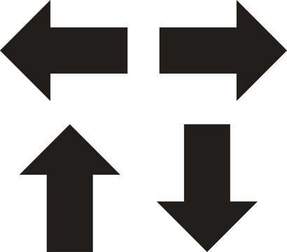 bold arrow sign collection vector . set of black arrows icons