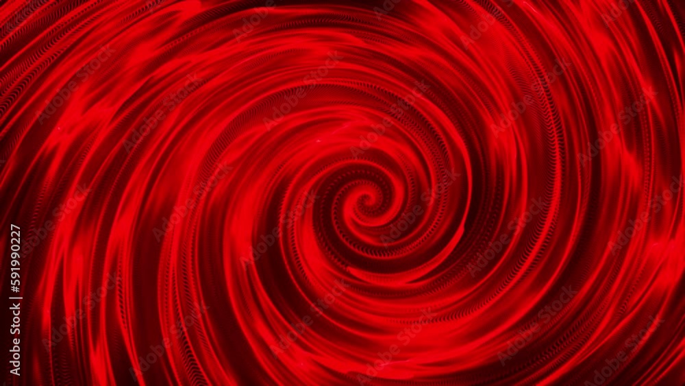 Aufkleber metallic silk water spiral. concentric optical illusion. abstract point digital wave of particles. t