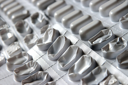 Leere Blisterverpackungen