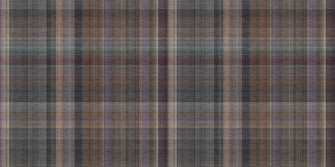 Tartan seamless border. Traditional gingham texture for natural trendy trim. 