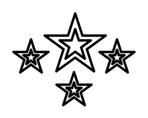 Obraz premium star icon illustration on transparent background