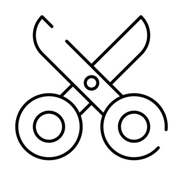 Scissors With-cut Lines Icon. Badge Place Of Cutting. Vector Illustration.  Royalty Free SVG, Cliparts, Vectors, and Stock Illustration. Image 98551995.