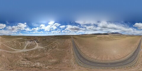 Lunch and viewpoint for volcano in Atacama, Chile