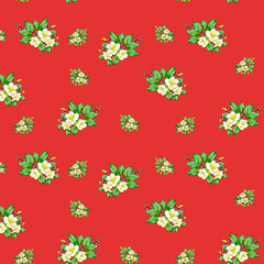 Textile and digital seamless pattern design 