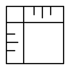 editorial, crop icon illustration on transparent background