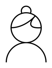 teacher icon illustration on transparent background