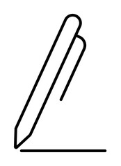 Obraz premium a pen icon illustration on transparent background