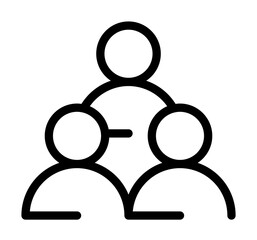 users icon illustration on transparent background