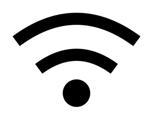 Wi-Fi icon illustration on transparent background