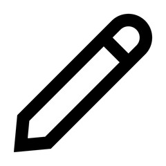 a pen icon illustration on transparent background