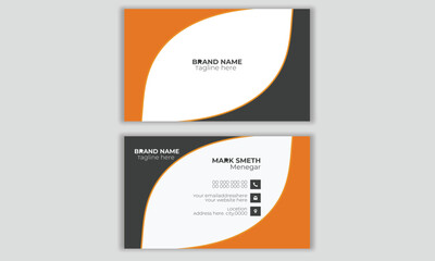 modern business card design template