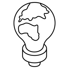 Perfect design icon of global idea