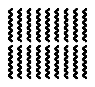 food, pasta, reginette icon illustration on transparent background