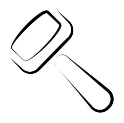 foot, apparatus, body care hand drawn on white background icon illustration on transparent background