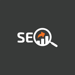 unique SEO text logo designs