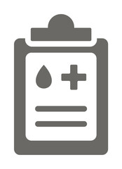 Fototapeta premium Health report icon illustration on transparent background