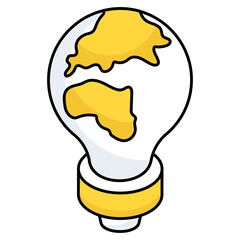 Perfect design icon of global idea
