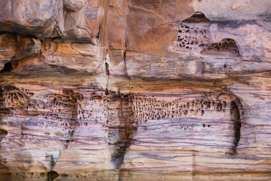 Sandstone formations along the King George River, Kimberley, Australia; Kimberley, Western Australia, Australia