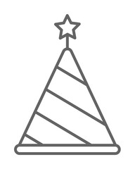 Diwali, party hat, celebration icon illustration on transparent background