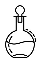 carafe for cognac dusk icon illustration on transparent background