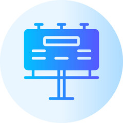 billboard gradient icon