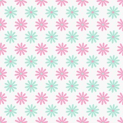 Pastel Colored Seamless Pattern Digital Paper Background for Scrapbooking