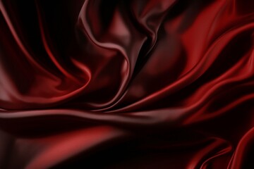 Fototapeta na wymiar Red satin background. red silk background. abstract background with red waves. Abstract grainy gradient background texture. Colorful digital grain soft noise effect pattern wallpaper. AI-Generated