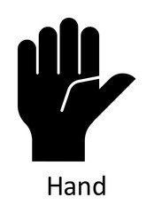 Friendship, hand icon illustration on transparent background