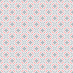 Multi color seamless abstract pattern. Background and backdrop. Multi Colored. Colorful ornamental design. Colored mosaic ornaments. Vector graphic illustration. EPS10.