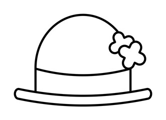 Hat, saint patrick icon illustration on transparent background