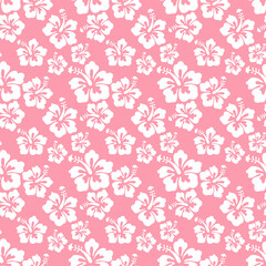 Purple Aloha Hawaiian Shirt Seamless Background Pattern	