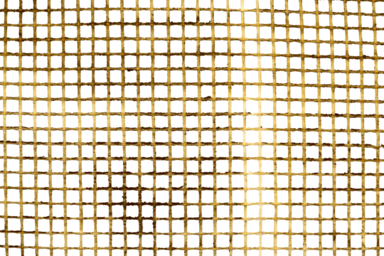 Texture of a plastic grid of yellow color on a white background. Mosquito net background
