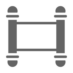 Torah icon illustration on transparent background