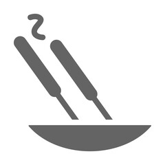 Incense icon illustration on transparent background