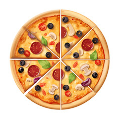 pizza cuts icon