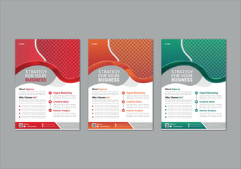 modern trend professional business flyer design corporate vector file 
