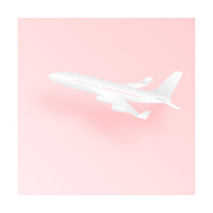 plane vector icon illustration on transparent background