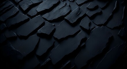 Fondo de textura de piedra pizarra negra