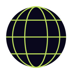 planet icon illustration on transparent background