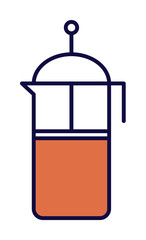 teapot for welding icon illustration on transparent background