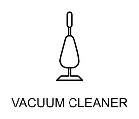 vacuum cleaner icon illustration on transparent background