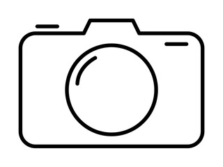 camera icon illustration on transparent background