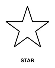 star icon illustration on transparent background