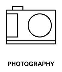 photography icon illustration on transparent background