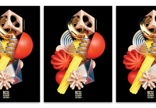 3d Abstract Theme Poster Layout