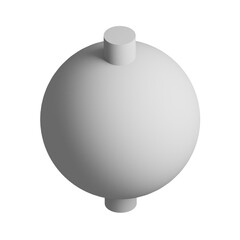 Fototapeta premium 3d sphere icon design. Business presentation infographic graph element.